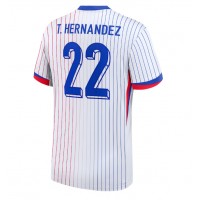 Camisa de Futebol França Theo Hernandez #22 Equipamento Secundário Europeu 2024 Manga Curta